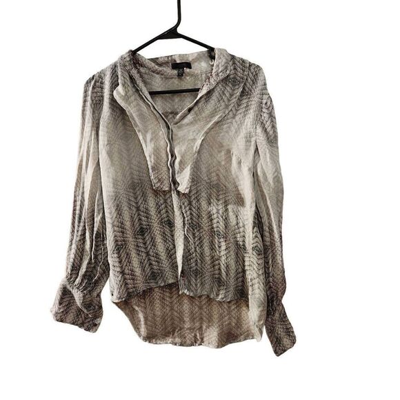Joe's M snakeskin print blouse - Picture 5 of 7